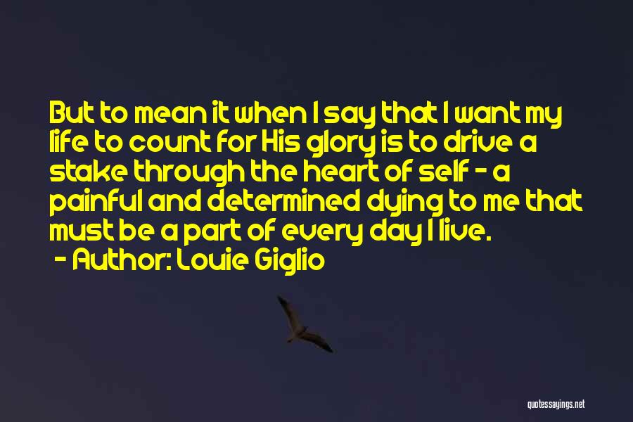 Glory And Pride Quotes By Louie Giglio