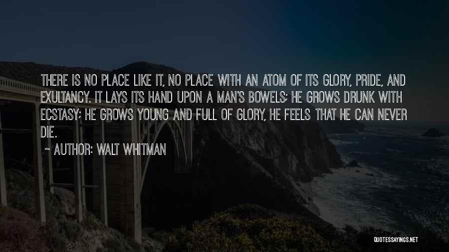 Glory And Pride Quotes By Walt Whitman