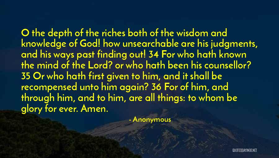 Glory Be Unto God Quotes By Anonymous Glory Be Unto God Quotes By Anonymous