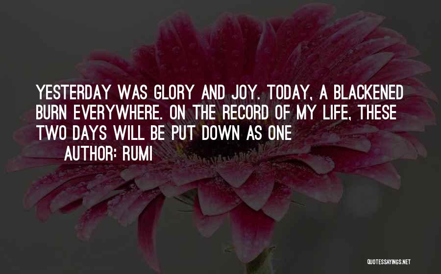 Glory Days Quotes By Rumi