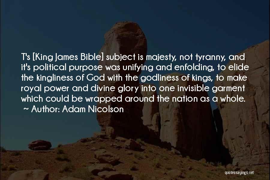 Glory Of God Bible Quotes By Adam Nicolson