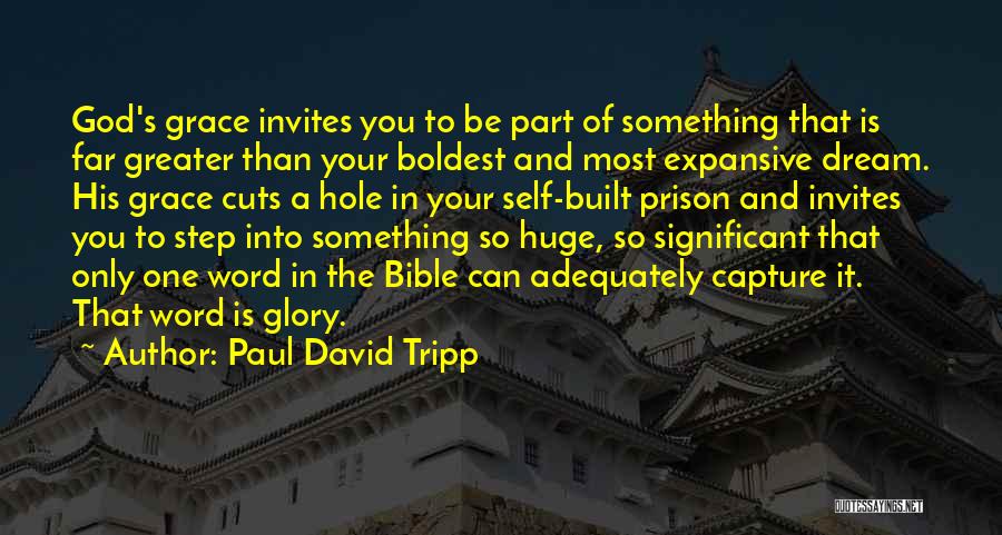 Glory Of God Bible Quotes By Paul David Tripp