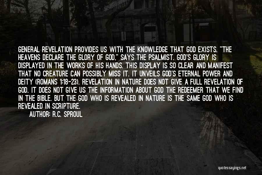 Glory Of God Bible Quotes By R.C. Sproul