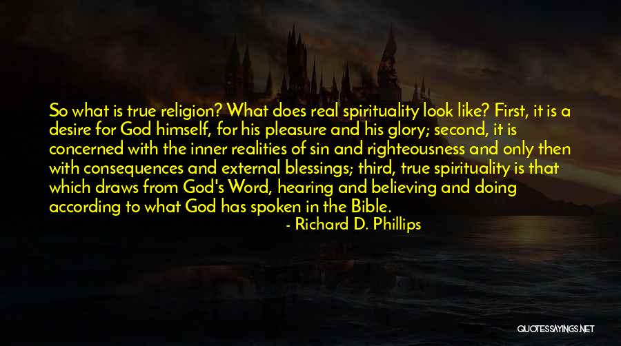 Glory Of God Bible Quotes By Richard D. Phillips