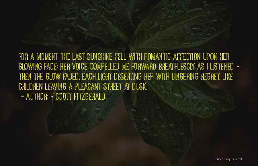 Glow Light Quotes By F Scott Fitzgerald