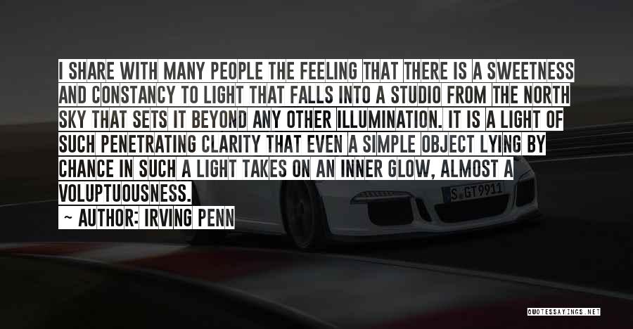 Glow Light Quotes By Irving Penn