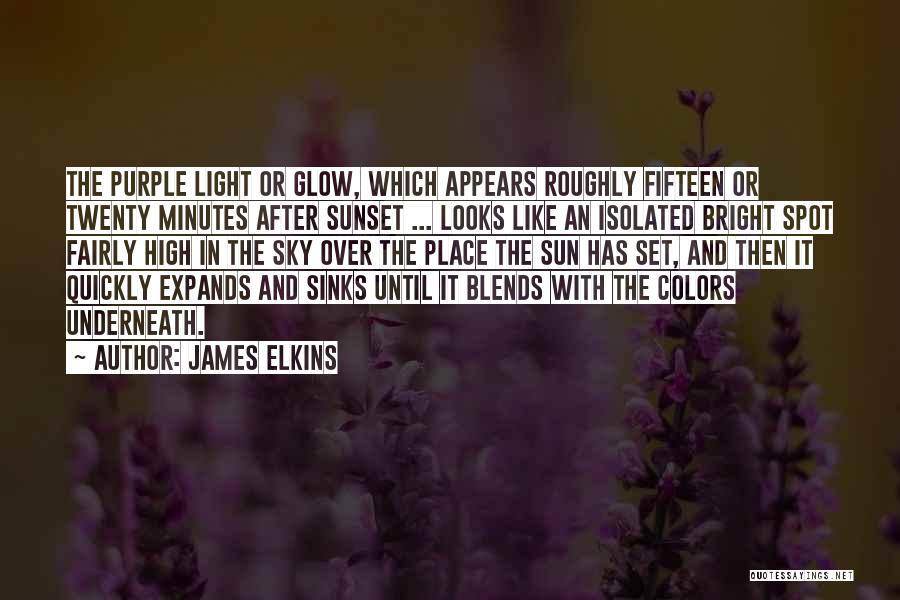 Glow Light Quotes By James Elkins