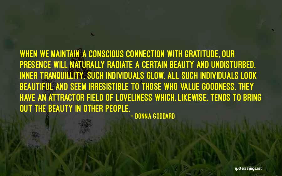 Glowing Beauty Quotes By Donna Goddard