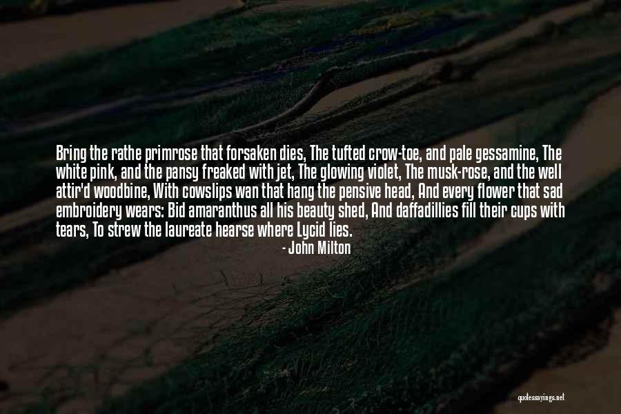Glowing Beauty Quotes By John Milton Glowing Beauty Quotes By John Milton