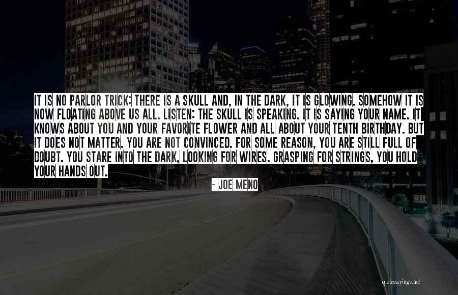 Glowing Quotes By Joe Meno