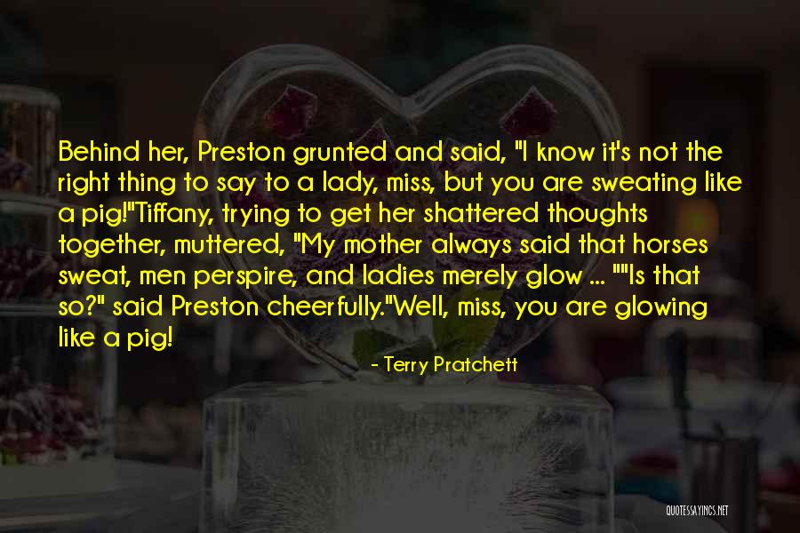 Glowing Quotes By Terry Pratchett