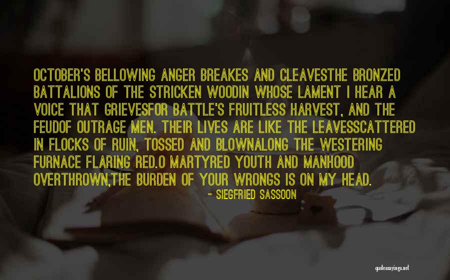 Gmc Lease Quotes By Siegfried Sassoon