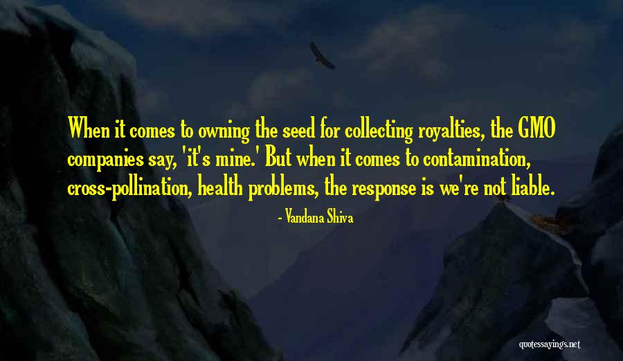 Gmo Health Quotes By Vandana Shiva