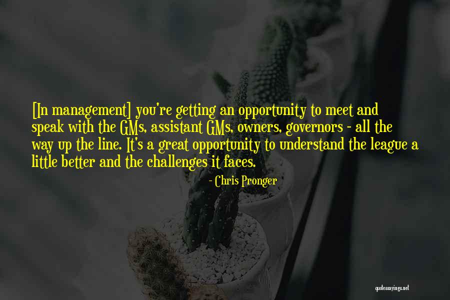 Gms Quotes By Chris Pronger Gms Quotes By Chris Pronger