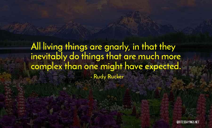 Gnarly Quotes By Rudy Rucker Gnarly Quotes By Rudy Rucker
