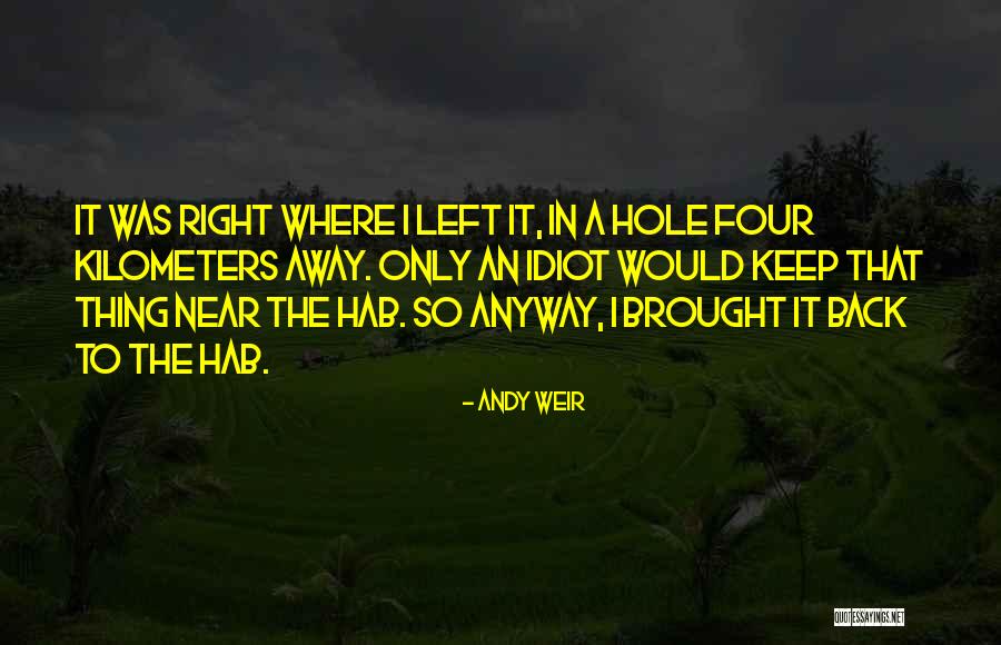 Gnash Best Quotes By Andy Weir Gnash Best Quotes By Andy Weir