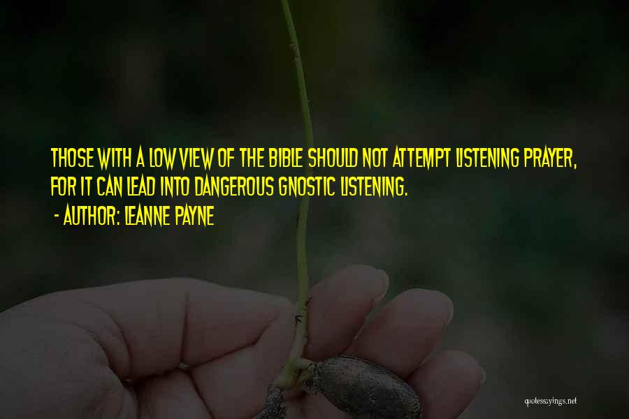 Gnostic Quotes By Leanne Payne