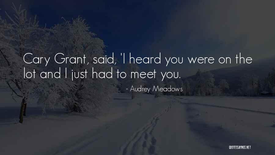 Gnu Stahlman Farmers Quotes By Audrey Meadows Gnu Stahlman Farmers Quotes By Audrey Meadows