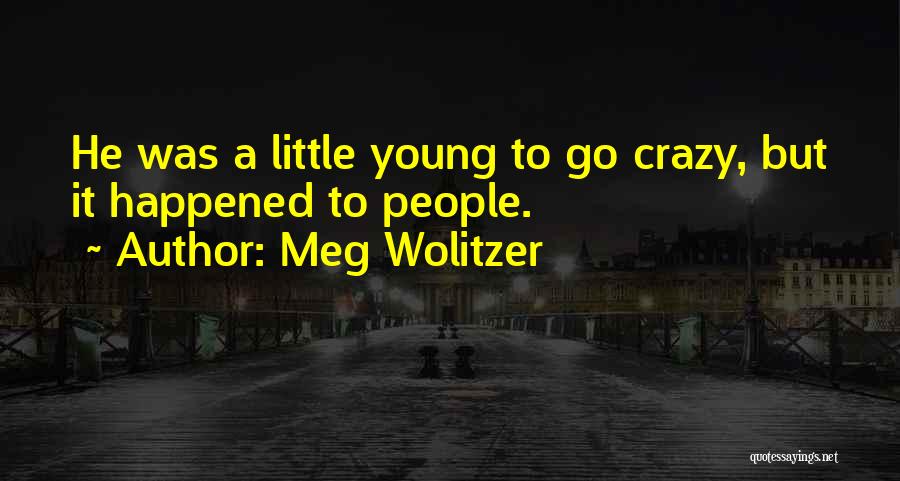 Go A Little Crazy Quotes By Meg Wolitzer