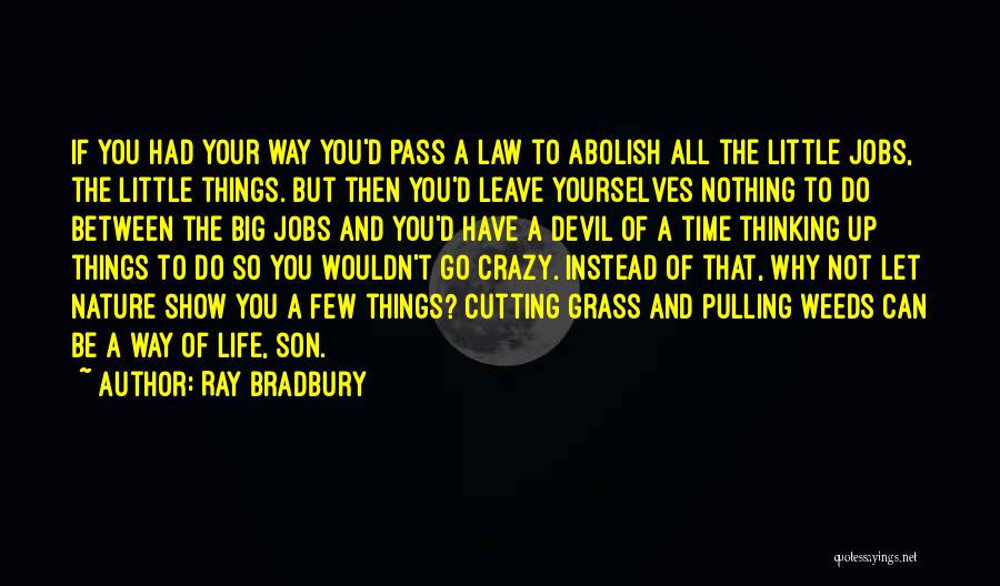 Go A Little Crazy Quotes By Ray Bradbury