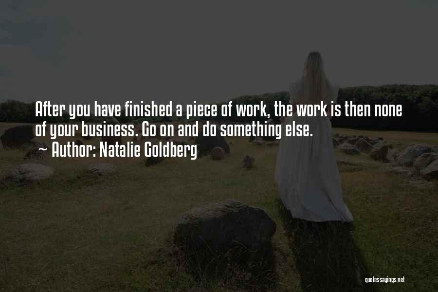 Go After Quotes By Natalie Goldberg