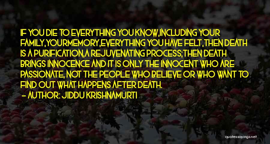 Go After What You Believe In Quotes By Jiddu Krishnamurti
