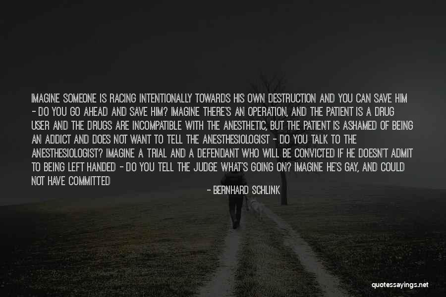 Go Ahead Judge Me Quotes By Bernhard Schlink