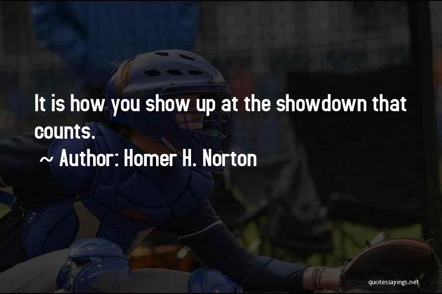 Go All Out Sports Quotes By Homer H. Norton