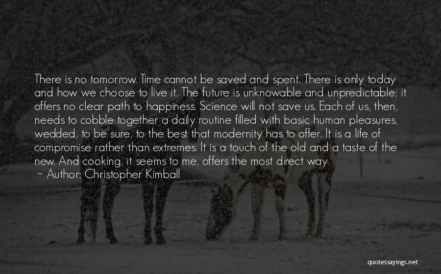 Go Back Past Quotes By Christopher Kimball