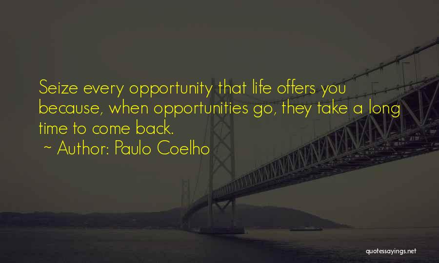 Go Back Time Quotes By Paulo Coelho