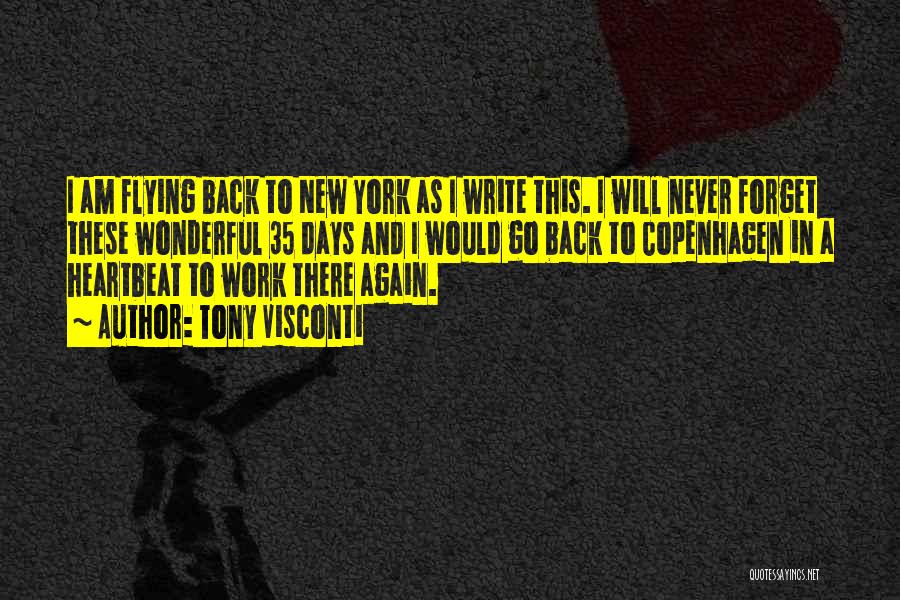 Go Back To Work Quotes By Tony Visconti