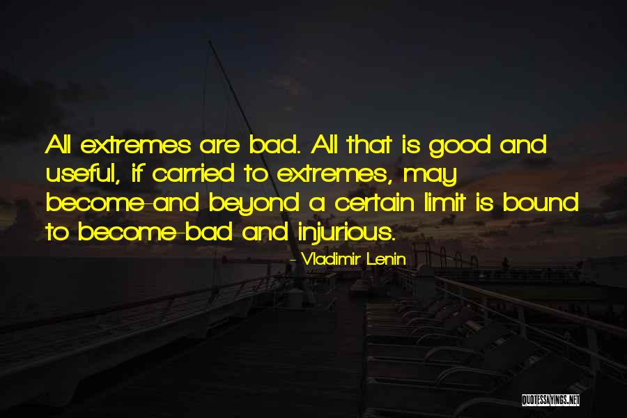 Go Beyond The Limit Quotes By Vladimir Lenin