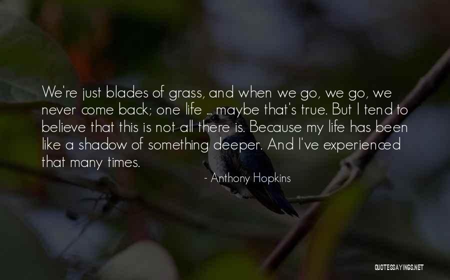 Go Deeper Quotes By Anthony Hopkins