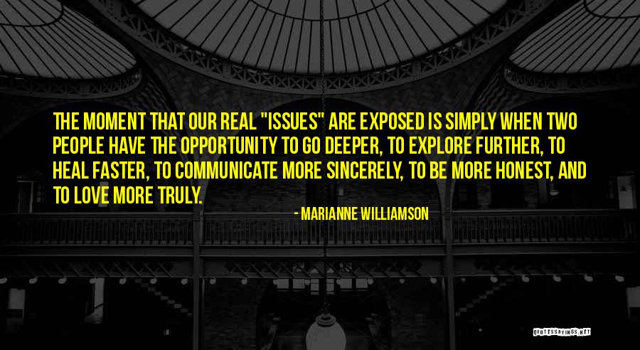 Go Deeper Quotes By Marianne Williamson Go Deeper Quotes By Marianne Williamson