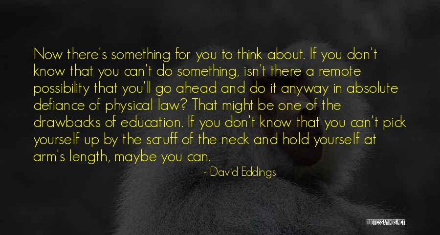 Go Do Something Quotes By David Eddings Go Do Something Quotes By David Eddings