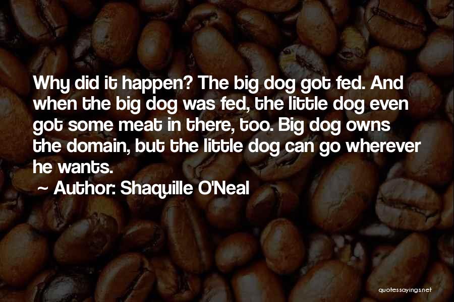 Go Dog Go Quotes By Shaquille O'Neal