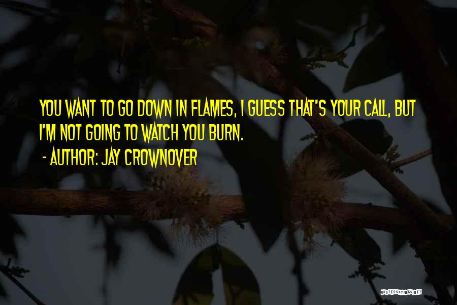 Go Down In Flames Quotes By Jay Crownover