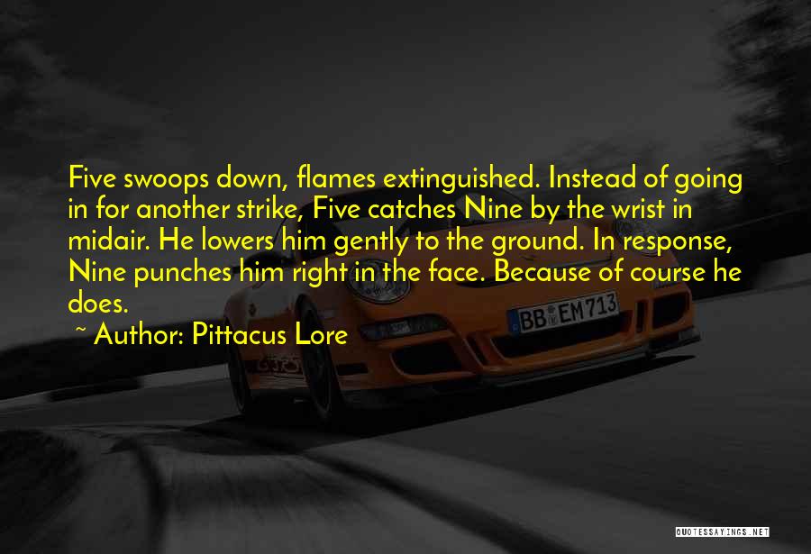 Go Down In Flames Quotes By Pittacus Lore