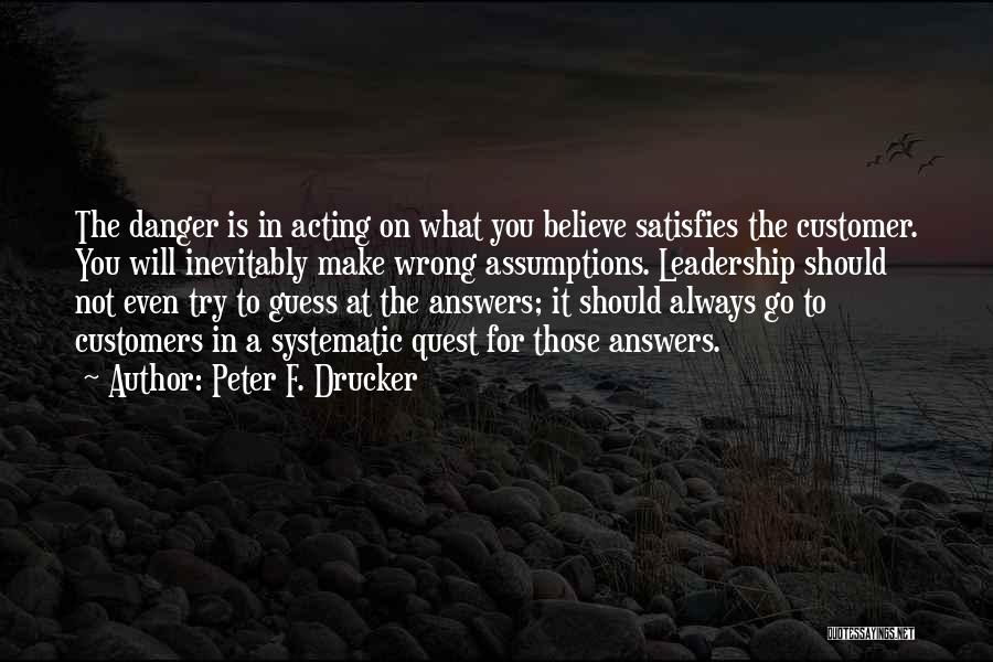 Go For What You Believe In Quotes By Peter F. Drucker