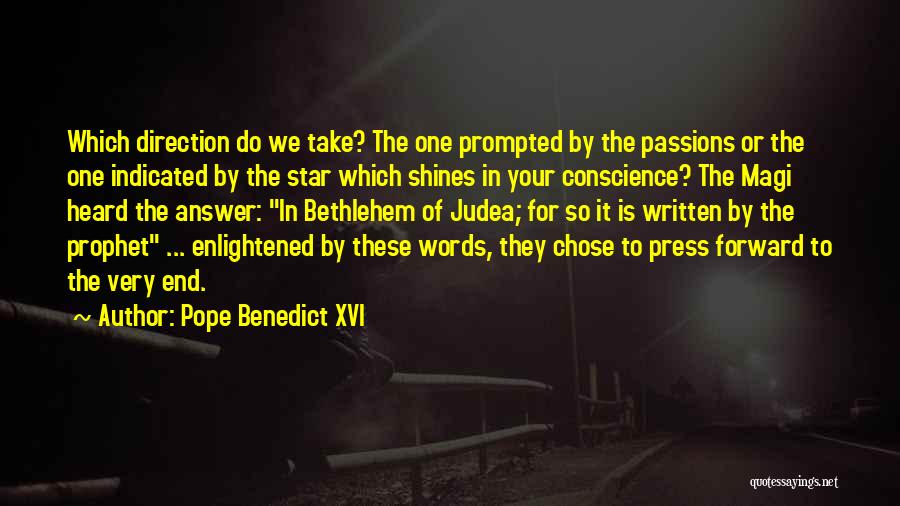 Go Forward With Faith Quotes By Pope Benedict XVI