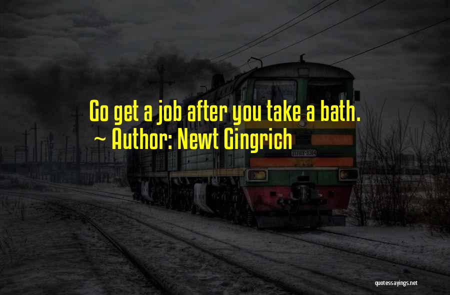 Go Get A Job Quotes By Newt Gingrich