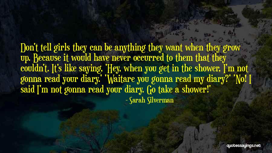 Go Get It Girl Quotes By Sarah Silverman Go Get It Girl Quotes By Sarah Silverman