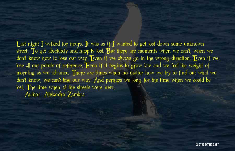 Go Get Lost Quotes By Alejandro Zambra