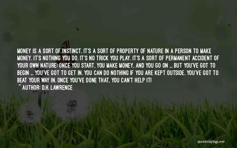 Go Get Money Quotes By D.H. Lawrence