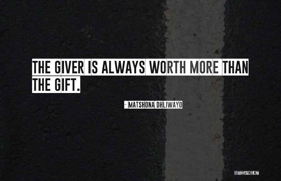 Go Giver Quotes By Matshona Dhliwayo