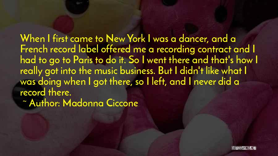 Go Go Dancer Quotes By Madonna Ciccone