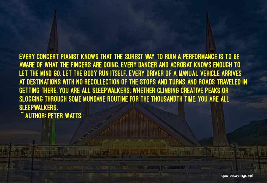 Go Go Dancer Quotes By Peter Watts
