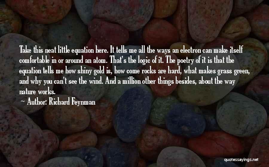 Go Green Nature Quotes By Richard Feynman