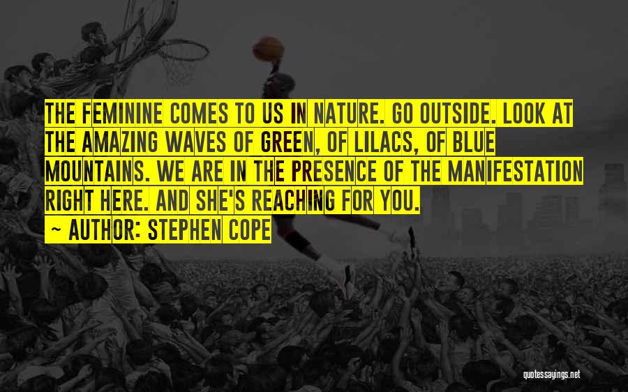 Go Green Nature Quotes By Stephen Cope