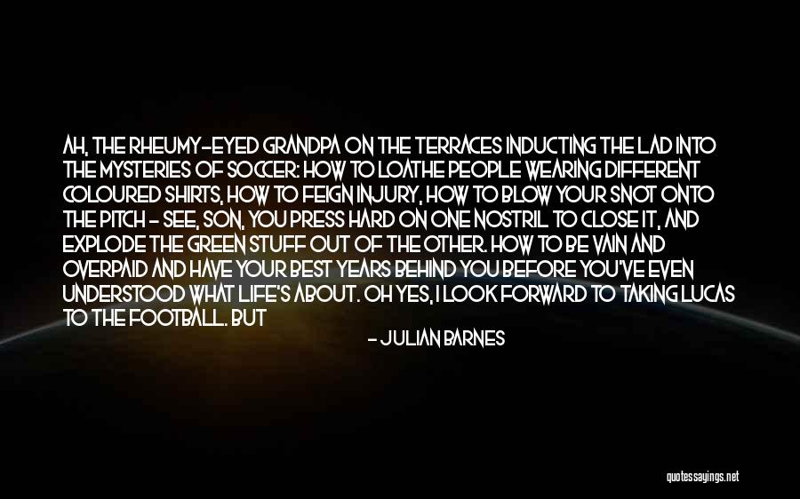 Go Hard Football Quotes By Julian Barnes